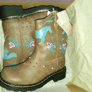 Girls size 12 cowboy boots